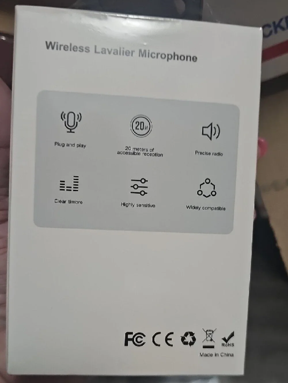 Calvin Klein wireless lavalier